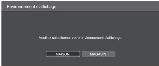 PANASONIC TX-100FP1E - Sélectionnez [MAISON] à l'aide des boutons ◀▶. - 1