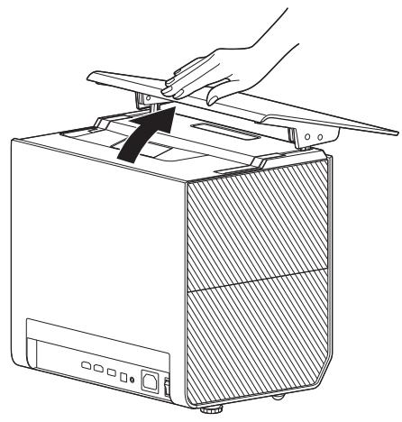 PANASONIC TX-100FP1E - Ouvrez le couvercle supérieur manuellement comme indiqué sur l'illustration. - 1