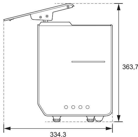 PANASONIC TX-100FP1E - ■ Dimensions extérieures - 3