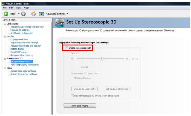 ACER P1341 - Configuration d'un environnement 3D - 6