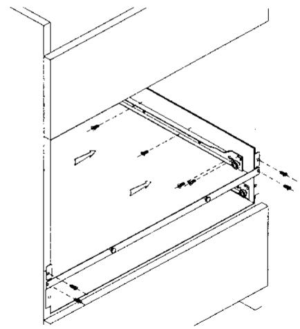 AEG PE8038A - Composants pour l'installation du TIROIR (en OPTION) - 8