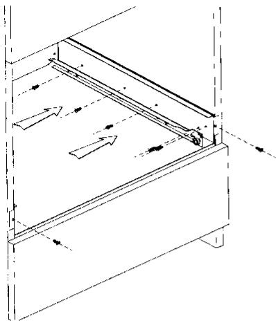 AEG PE8038A - Composants pour l'installation du TIROIR (en OPTION) - 5
