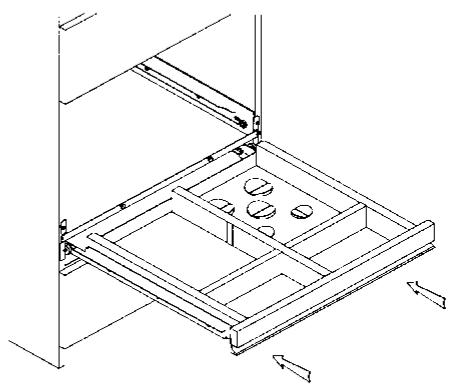 AEG PE8038A - Composants pour l'installation du TIROIR (en OPTION) - 9