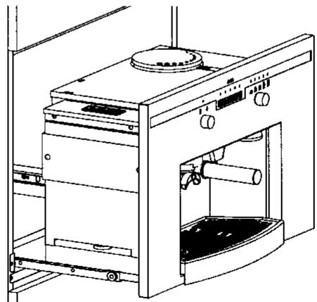 AEG PE8038A - Remplissage du recipient contenant le CAFE en GRAINS - 2