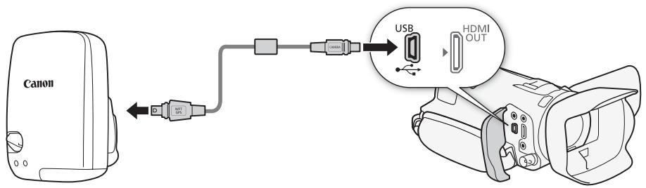 CANON LEGRIA HF G26 - Connexion du récepteur GPS - 1