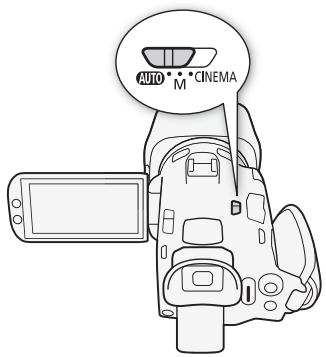 CANON LEGRIA HF G26 - Réglage du mode de caméra - 1