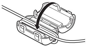 CANON LEGRIA HF G26 - Fixation du tore de ferrite - 1