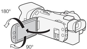 CANON LEGRIA HF G26 - Réglage de l'écran LCD - 1