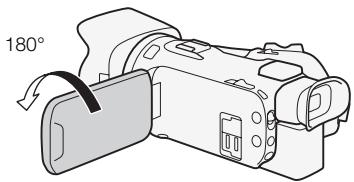 CANON LEGRIA HF G26 - Réglage de l'écran LCD - 2