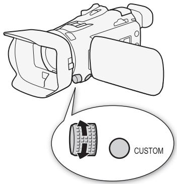 CANON LEGRIA HF G26 - Touche et bague CUSTOM - 1