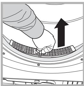 HOTPOINT TCS93BPFR - Nettoyage du filtre après chaque cycle - 2