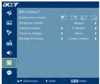 ACER X1210K - Minuteur - 1