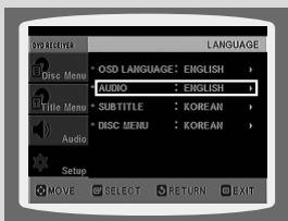 SAMSUNG HT-DS 400 ARG - Configuration de la langue - 8