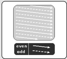 SAMSUNG HT-DS 400 ARG - Balayage entrelacé (1 TRAME = 2 CHAMPS) Balayage progressif (TRAME COMPLÉTE) - 1