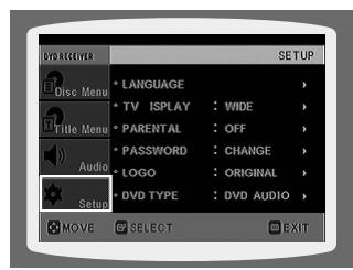 SAMSUNG HT-DS 400 ARG - Configuration de la langue - 3