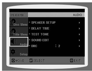 SAMSUNG HT-DS 400 ARG - Méthode 1 Réglage de la qualité audio à partir de l'écran de configuration - 2