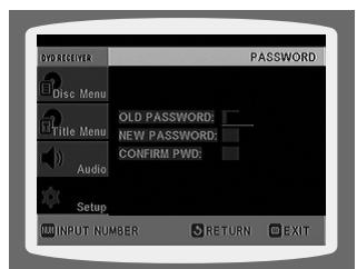 SAMSUNG HT-DS 400 ARG - Configuration du mot de passer - 6