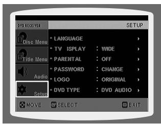 SAMSUNG HT-DS 400 ARG - Configuration du contrôle parental (Niveau de classement) - 3
