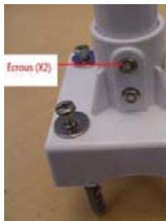 IT WORKS RWSUNcObIc - Montage de l'anémomètre sur une surface horizontale : - 3
