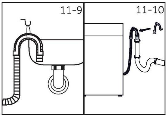 HAIER HW100-BD14397PGU1 - Tuyau flexible de vidange à l'évier - 1