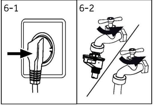 HAIER HW100-BD14397PGU1 - Raccordement à l'eau - 1