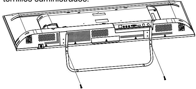 JVC LT-50FA110 - Montaje de la pata - 1