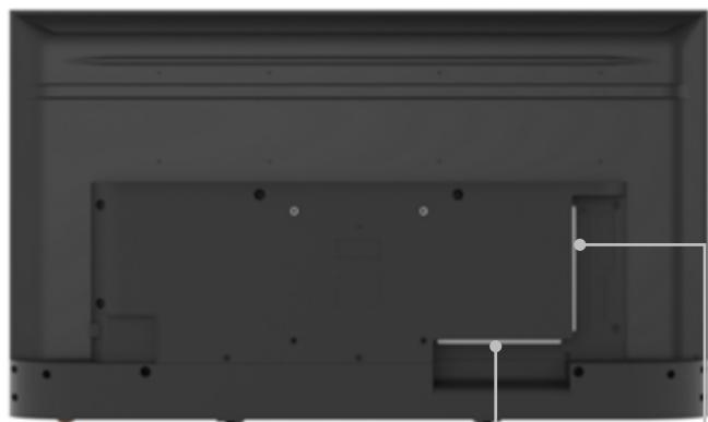 JVC LT-50FA110 - Montaje de la pata - 6