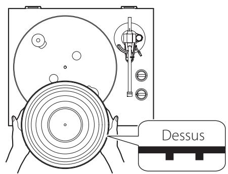 TEAC TN300 - Placez le tapis en caoutchouc. - 1