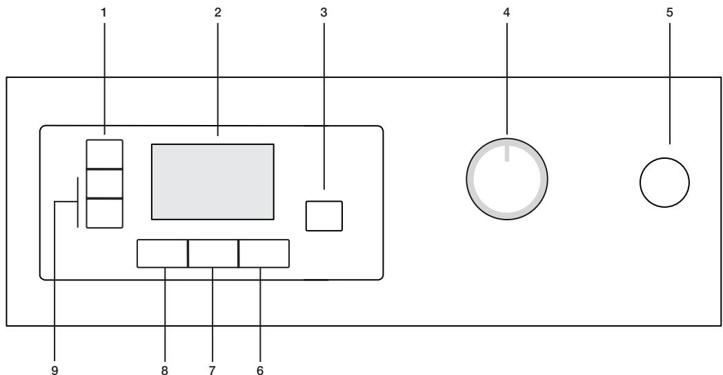 BEKO DPU8341X - Bandeau de commande - 1