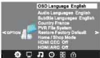 VC LT-24HA72UC - MENU options - 1