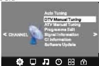 VC LT-24HA72UC - Syntonisation manuelle DTV (dvb-t) - 1