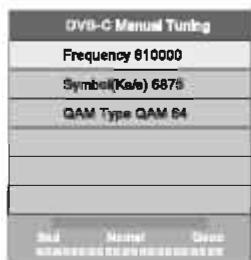 VC LT-24HA72UC - Syntonisation manuelle DTV (dvb-c) - 2