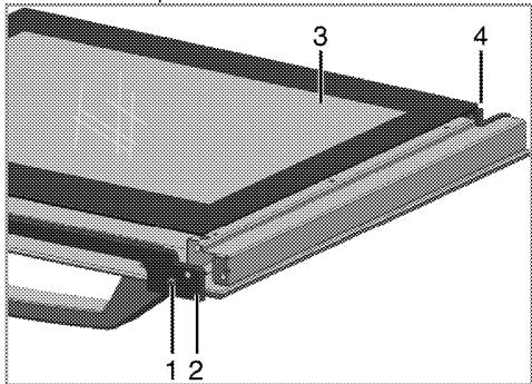 LEISURE CRSOF320XKG - Retrait de la vitre de la porte - 1