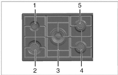 LEISURE CRSOF320XKG - Utilisation des tables de cuisson - 1
