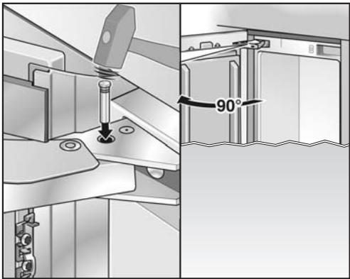 MIELE KWT1601VI - Limiter l'angle d'ouverture de la porte - 1