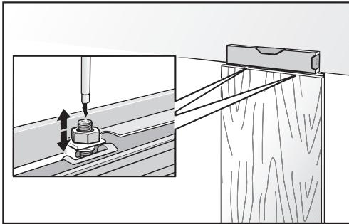 MIELE KWT1601VI - Fixer et ajuster le panneau de façade - 3