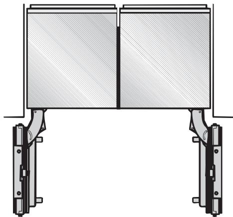MIELE KWT1601VI - Raccordement avec paroi de séparation grâce au jeu de montage side by side - 1