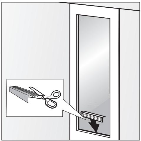 MIELE KWT1601VI - Fixer la protection de porte - 1