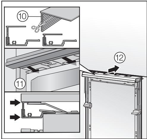 MIELE KWT1601VI - Fixer l'appareil dans la niche - 5