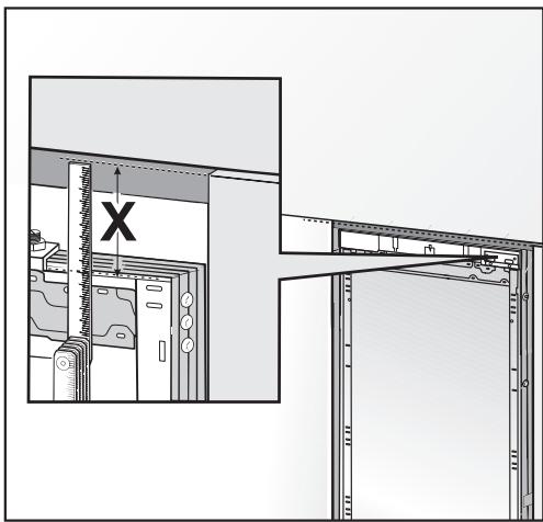 MIELE KWT1601VI - Préparer le montage du panneau de façon - 2