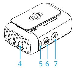 DJI Camescope - Connexion du microphone - 2
