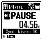 OLYMPUS VN-712PC - Synchronisation de la voix : - 2