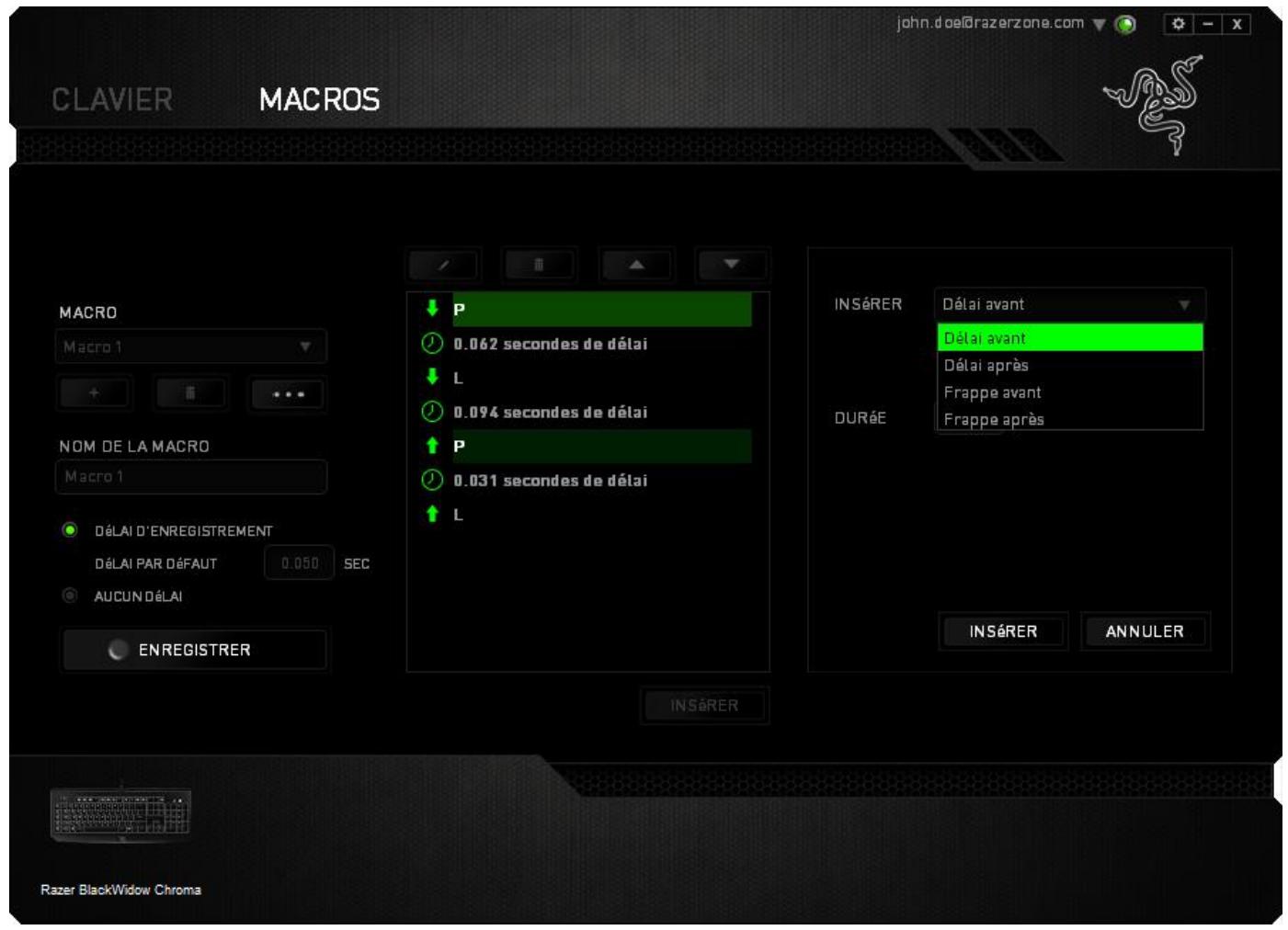 RAZER BLACKWINDOW CHROMA - Onglet mode jeu - 5