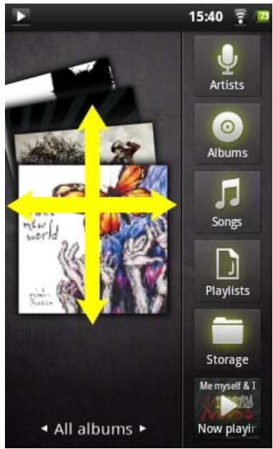 ARCHOS 101860cob - Navigation dans vos fichiers de musique - 1