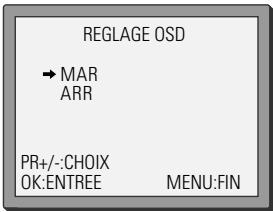 DAEWOO SV241S - Réglage OSD - 3