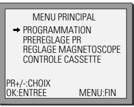 DAEWOO SV241S - Réglage OSD - 1