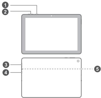 HUAWEI MATEPAD 10.4 3+52 WIFI - Familiarisation avec l'appareil - 1