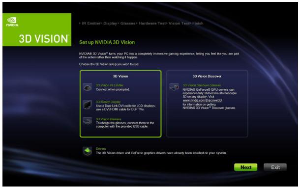 ACER P1340W - Configuration d'un environnement 3D - 1