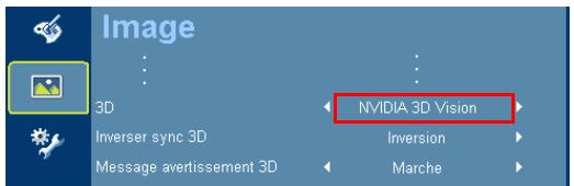 ACER P1340W - Configuration d'un environnement 3D - 3