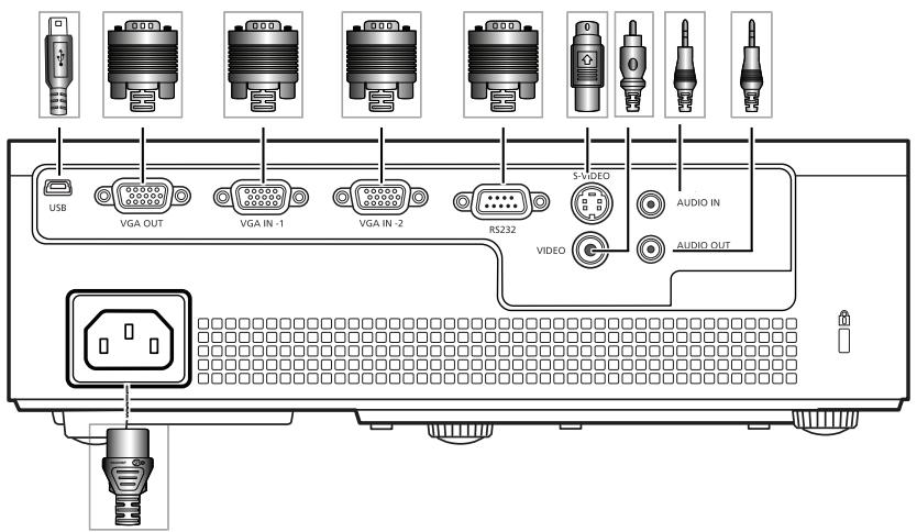 ACER P1340W - INTERFACE CONNECTOR - 1